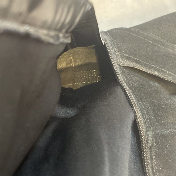 White Mountain Black Suede With Buckle Side Zip Mid Calf Boot Women's Size 7.5 - Picture 11 of 12